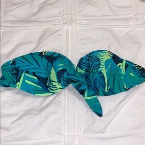 Tropical color bikini top